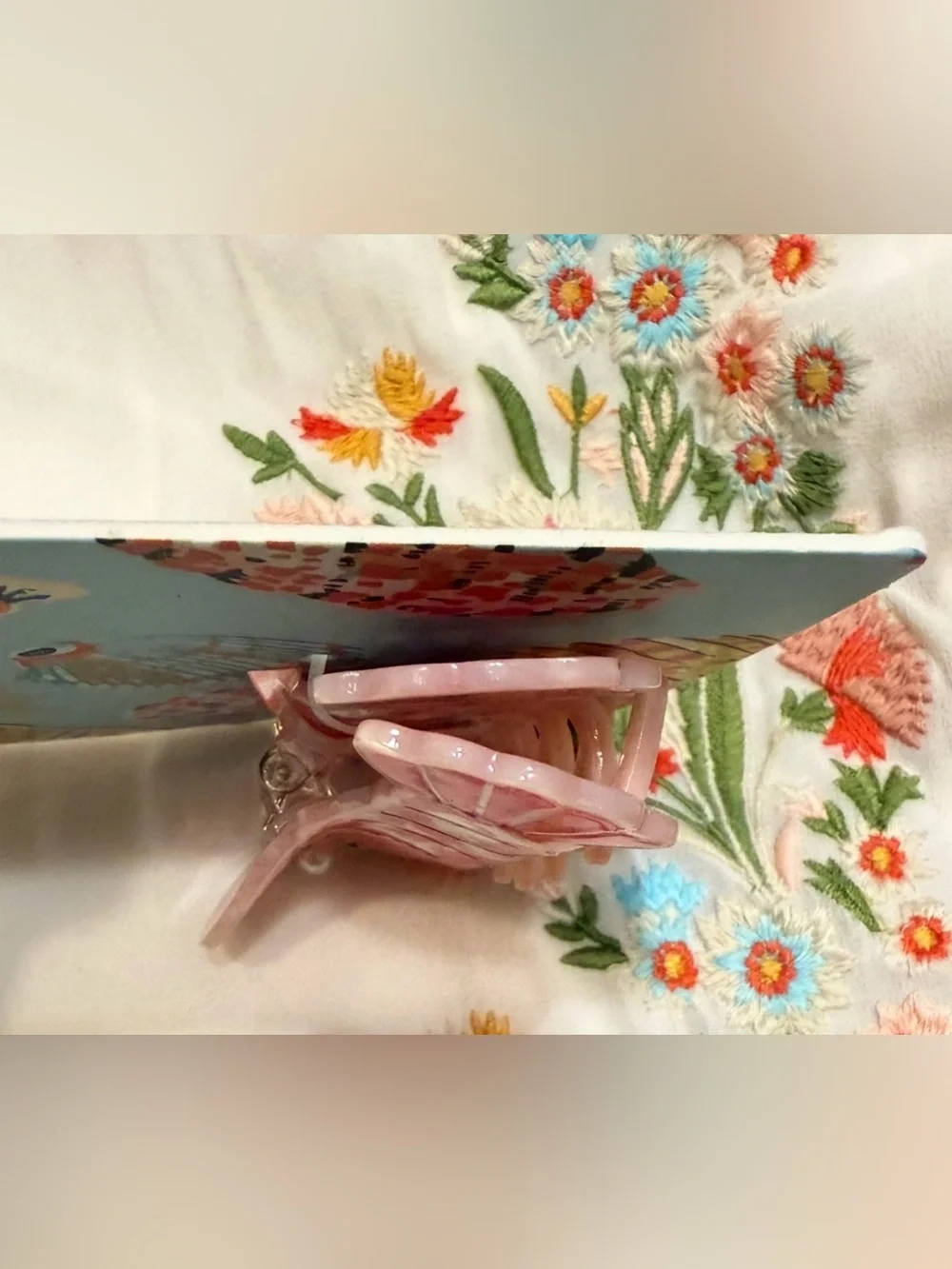 Piper•K Pink Resin Lobster Hair Clip NEW